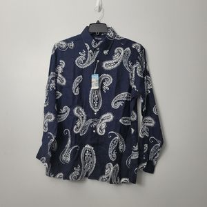 Amalfi Coast Linen Cremieux Collection Amalfi Coast Linen Long-Sleeve  Shirt